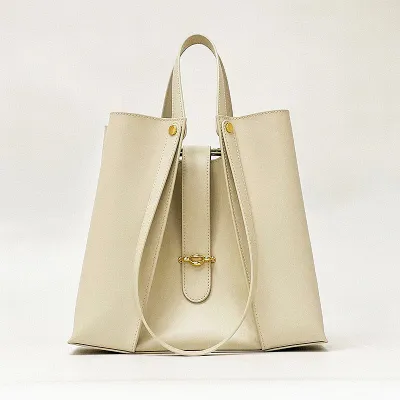 New Niche Cowhide All-match Commuter Tote Bag HB46480